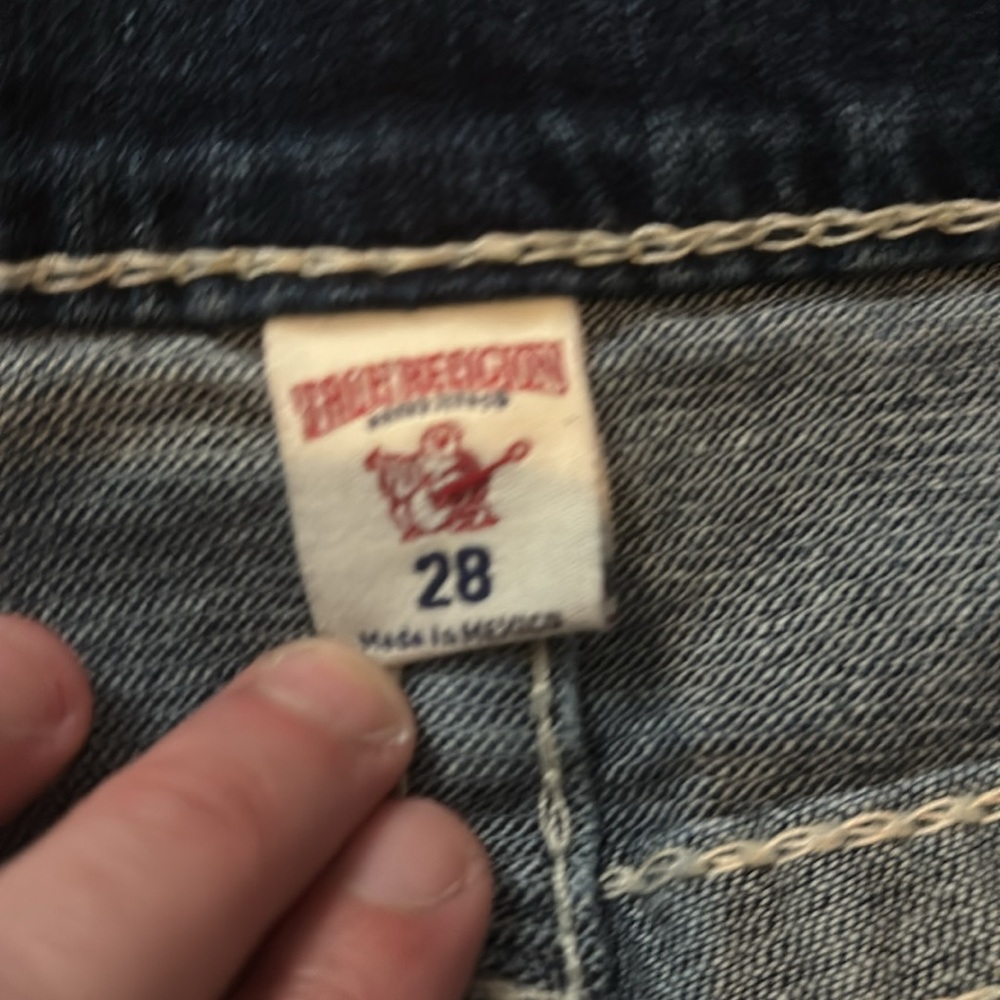 True Religion Dark Blue Skinny Jeans - Picture 4 of 6